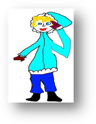 Title: Me looking Around - Description: Picture of me looking around with my left gloved hand shading my eye.